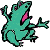 Surprised Frog
